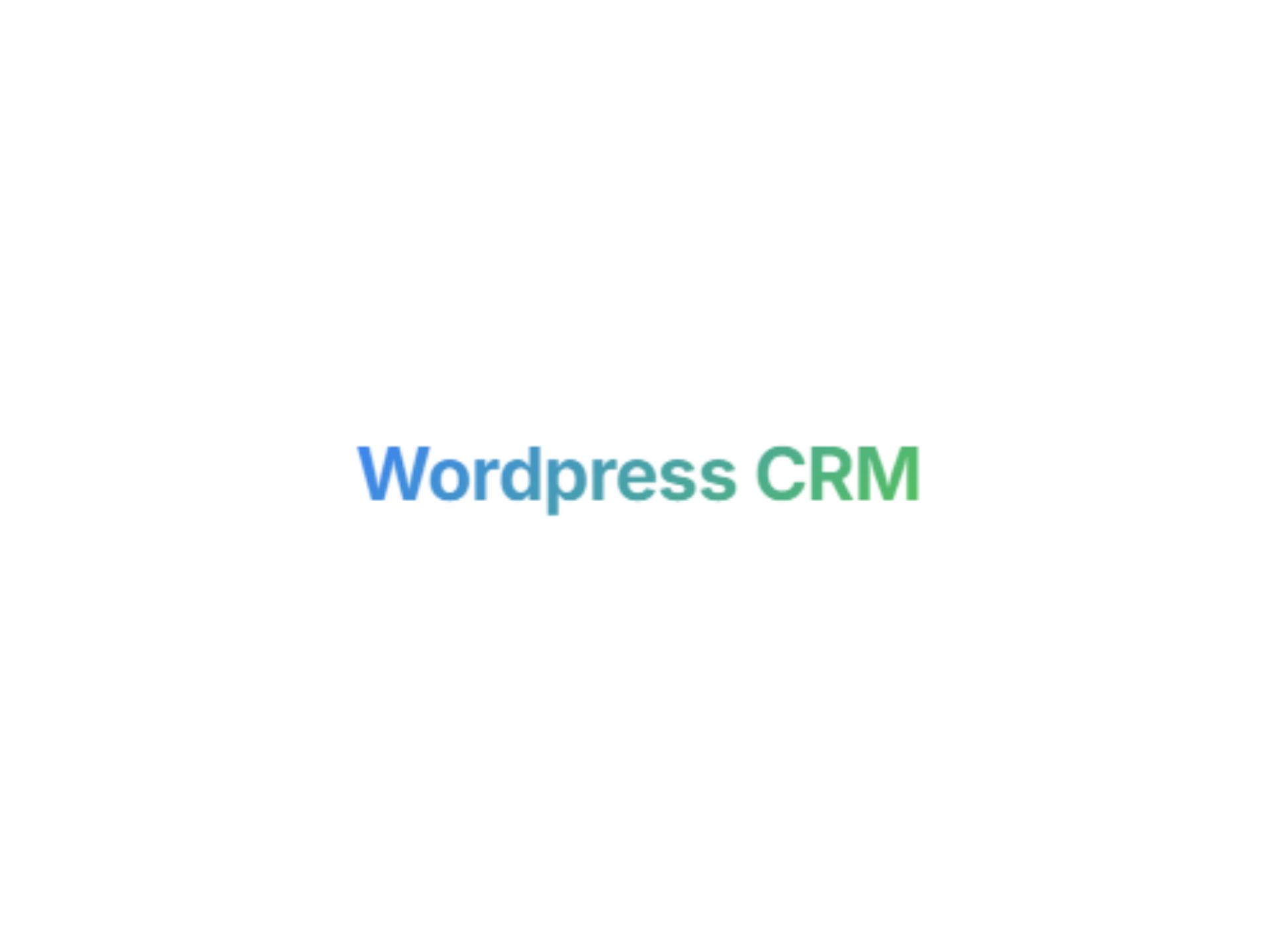 Wordpress CRM